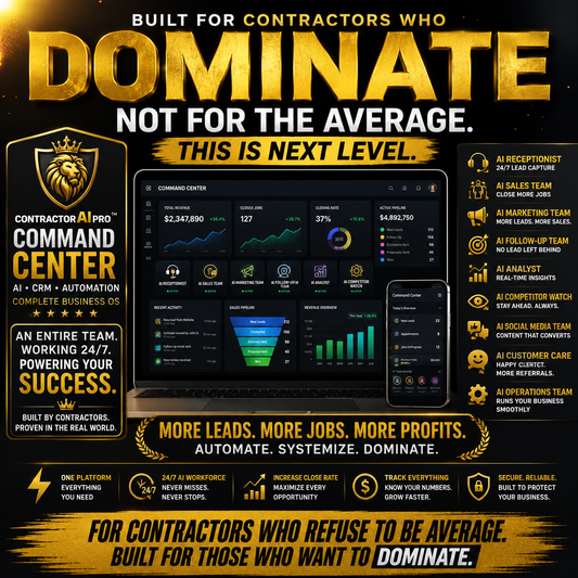 ContractorAIPro Command Center